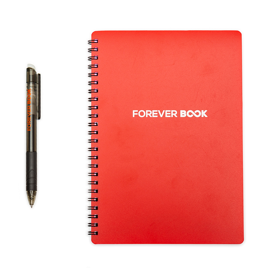 Красное черное книга отзывы. Вечный блокнот. Блокнот #Forever. Умный блокнот Forever book. Арт красный блокнот.