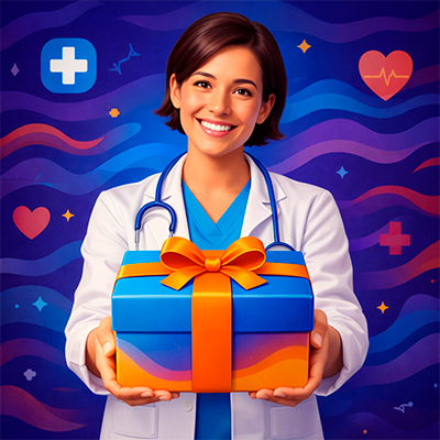 Подарки для медицинских работников с заботой и брендированием