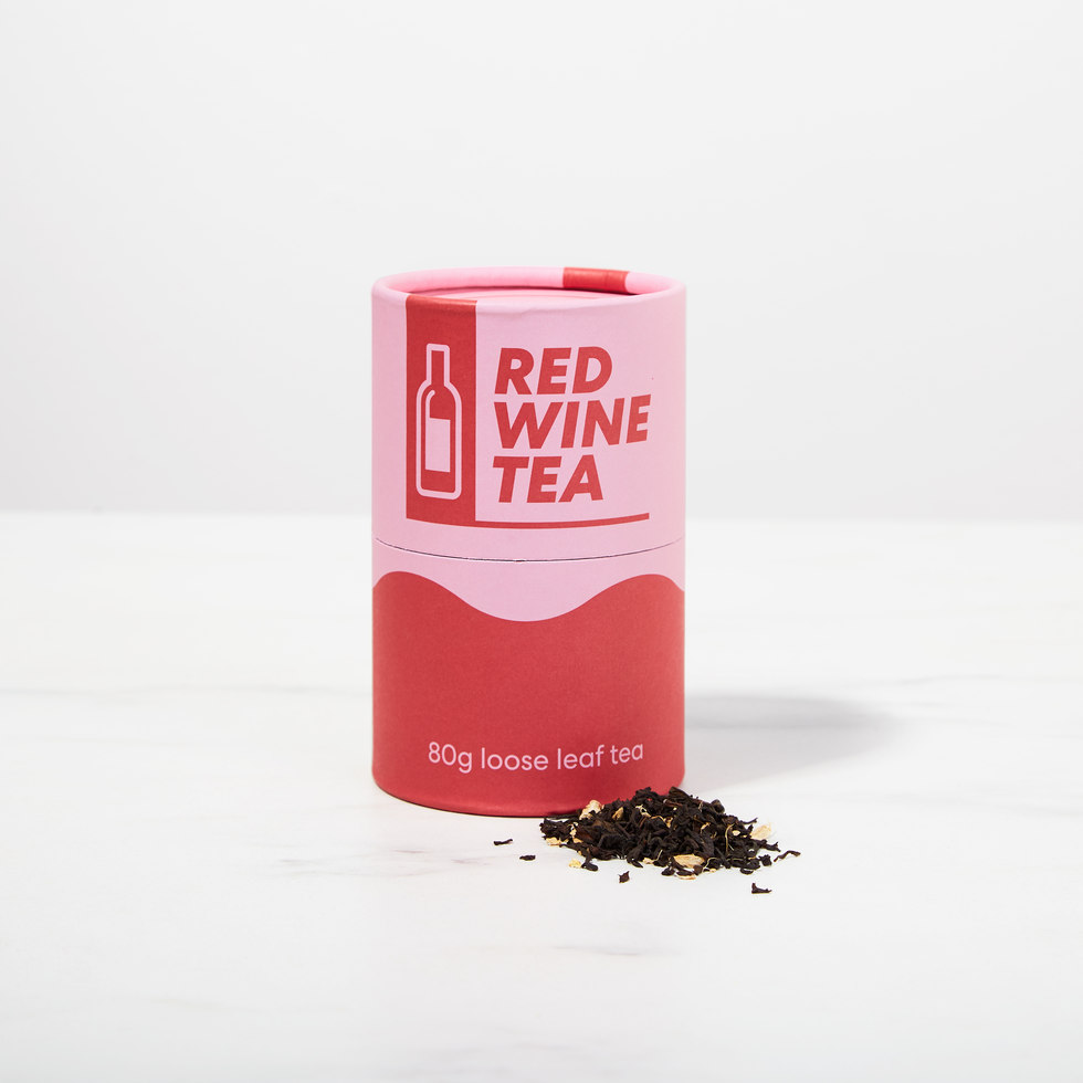 Red again. Логотип чая. Вино Tea.