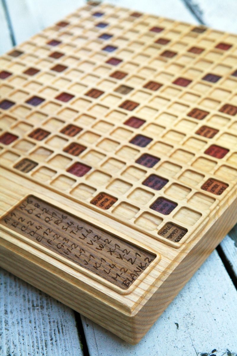 Деревянный Scrabble — купить необычный оригинальный подарок в Gift  Development