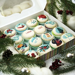 Набор макарун "Новогодняя ирония" - 16шт. - фото 2