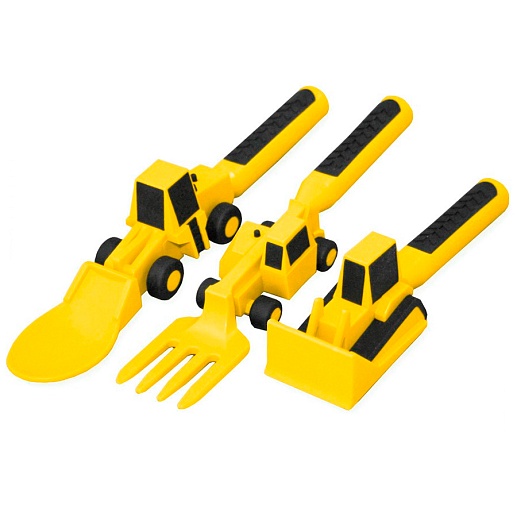 Детский набор столовых приборов Строитель- фото 1