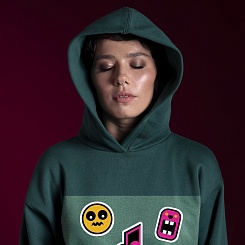 Худи со сменными стикерами - фото 4