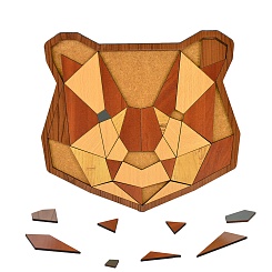 Деревянный пазл Happy Animals - фото 3