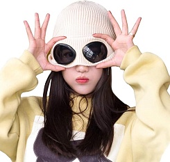 Шапка с очками - фото 2