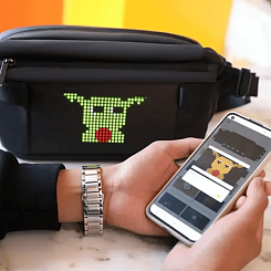 Поясная сумка с LED-экраном - фото 3