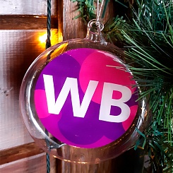 Елочная игрушка с вашим логотипом - фото 2