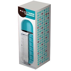 Бутылка для воды с таблетницей - фото 3