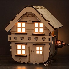 Деревянный 3D светильник-конструктор - фото 22