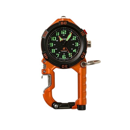 Часы-карабин путешественника 3-в-1- фото 1