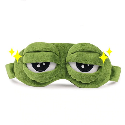 Маска для глаз "Плюшевая лягушка"- фото 1