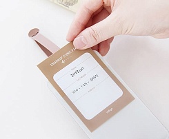 Багажная бирка "Карта мира" - фото 12