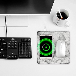 Коврик для мыши с беспроводной зарядкой Optimus Pad Square - фото 2