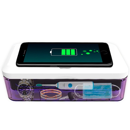 Стерилизатор с функцией беспроводной зарядки Stop Microbe- изображение 1 Стерилизатор с функцией беспроводной зарядки Stop Microbe- фото 1