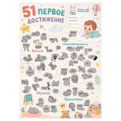 Скретч-постер «51 первое достижение» - фото 7