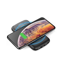 Беспроводная зарядка с подсветкой логотипа Glory Soft Touch - фото 3