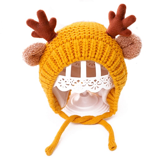 Детская шапка Оленёнок- изображение 1 Детская шапка Оленёнок- фото 1