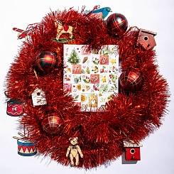 Адвент-календарь с украшениями - фото 5