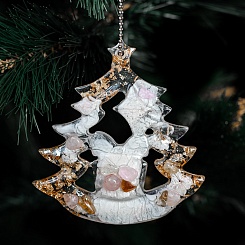 Елочная игрушка из смолы Ель - фото 2