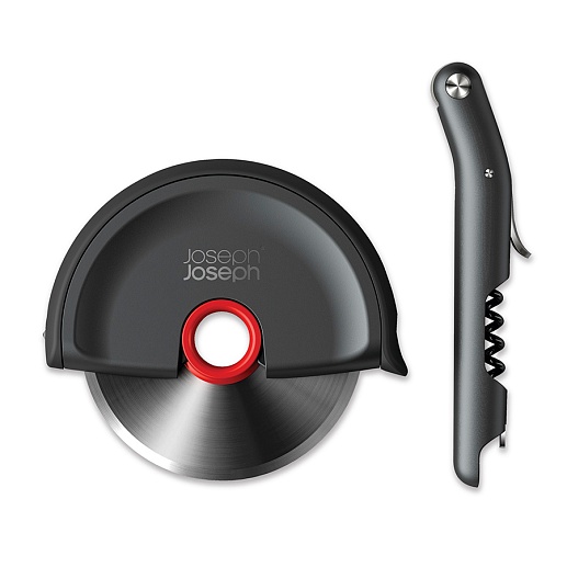 Набор подарочный из ножа для пиццы и штопора сомелье- фото 1