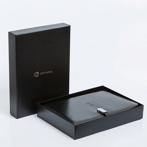 Ежедневник с беспроводной зарядкой Оптимус- фото 1