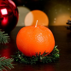 Набор новогодних свечей Мандарины - фото 3