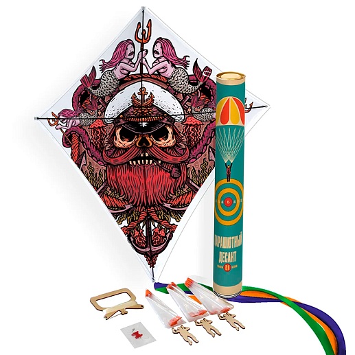 Воздушный змей «Парашютный десант»- фото 1