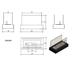 Настольный биокамин Galina - фото 6