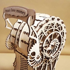 Деревянная игрушка-копилка - фото 3