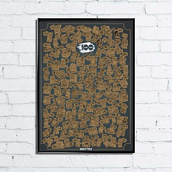 Скретч-постер "101 вещь, которую нужно сделать на пенсии" - фото 4