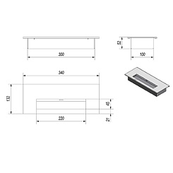 Напольно-настенный биокамин - фото 2