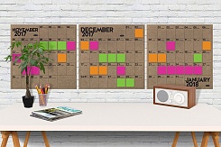 Настенный календарь Cork - фото 3