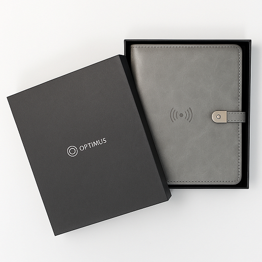 Ежедневник со встроенной зарядкой и флешкой 32 ГБ Оптимус- фото 1