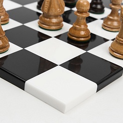 Комплект шахмат TABIA с глянцевой доской - фото 3