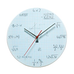 Меловые часы "Математическое уравнение" - фото 3
