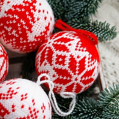 Набор вязаных шаров - фото 4