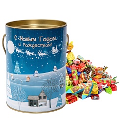 Новогодние тубусы с конфетами - фото 6