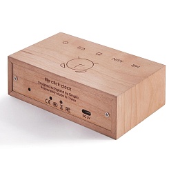 Деревянный будильник Flip Click - фото 2