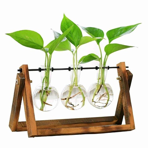 Ваза для цветов в форме колбы- фото 1