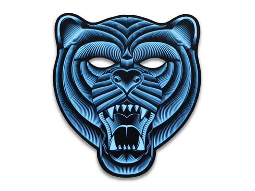 Светодиодная маска с датчиком звука GeekMask- изображение 1 Светодиодная маска с датчиком звука GeekMask- фото 1