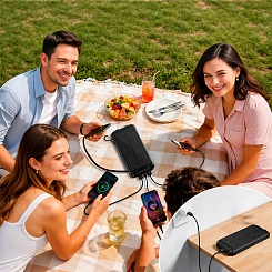 Солнечный powerbank с фонариком - фото 7