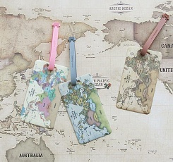 Багажная бирка "Карта мира" - фото 13