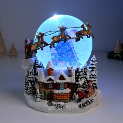 Снежный шар Сани Деда Мороза - фото 4