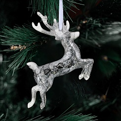Елочная игрушка из смолы Олень - фото 2