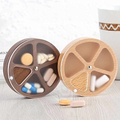 Деревянная таблетница Wooden PillBox - изображение 2 Деревянная таблетница Wooden PillBox - фото 2