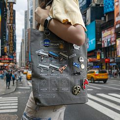 Шоппер с брелоками - изображение 2 Шоппер с брелоками - фото 2