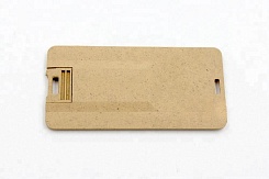 Флешка-карточка из переработанной бумаги - фото 3