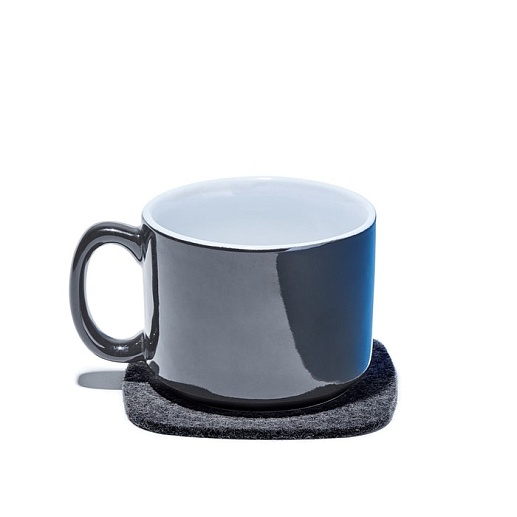 Подставки под чашки из шерстяного войлока 4 шт- фото 1