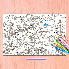 Большая детская раскраска - фото 4