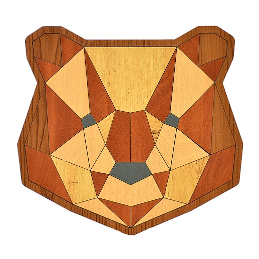 Деревянный пазл Happy Animals- фото 1